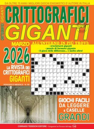 Crittografici Giganti - Marzo 2026