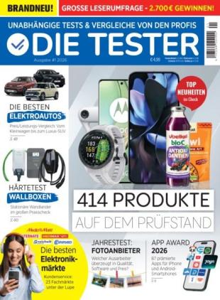 DIE TESTER Magazin - Nr 1 2026