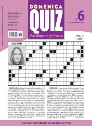 Domenica Quiz - 19 Febbraio 2026