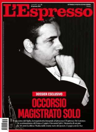 L'Espresso - 30 Gennaio 2026