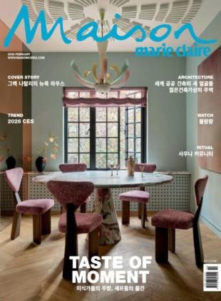 Marie Claire Maison Korea - February 2026