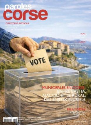Paroles de Corse - Fevrier 2026