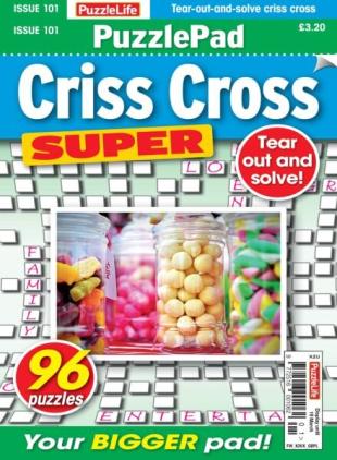 PuzzleLife PuzzlePad Criss Cross Super - February 2026