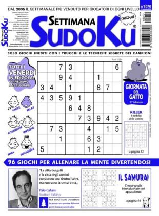 Settimana Sudoku - 13 Febbraio 2026
