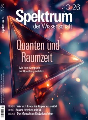 Spektrum der Wissenschaft - Marz 2026