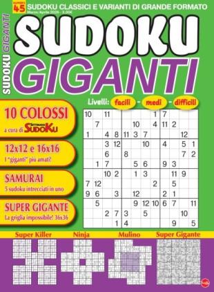 Sudoku Giganti - Marzo-Aprile 2026