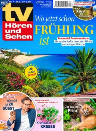 TV Horen und Sehen - 13 Februar 2026