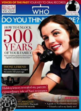 Who Do You Think You Are - March 2026