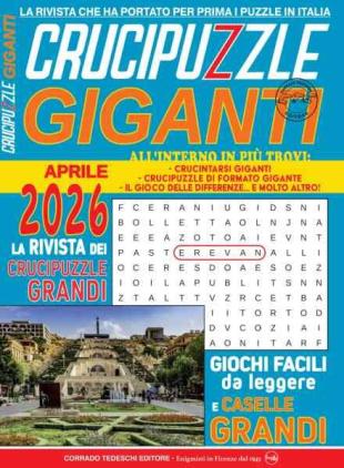 Crucipuzzle Giganti - Aprile 2026
