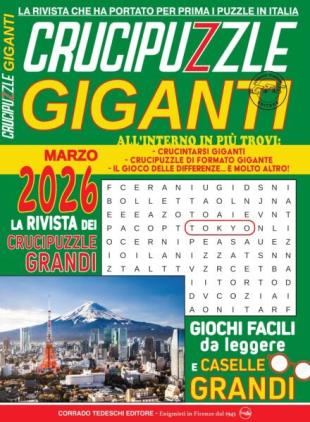 Crucipuzzle Giganti - Marzo 2026