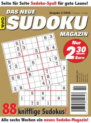 Das Neue Sudoku - Nr 2 2026