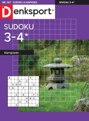 Denksport Sudoku 3-4 kampioen - 4 Maart 2026