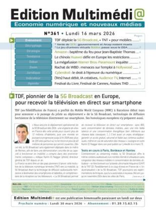 Edition Multimedia - 16 Mars 2026