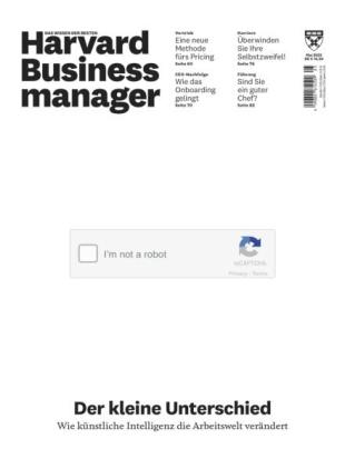 Harvard Business Manager - Mai 2023