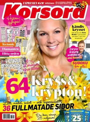 Korsord - 16 Mars 2026