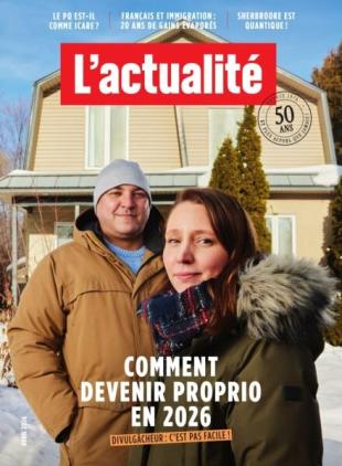 L'actualite - Avril 2026