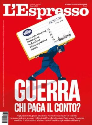 L'Espresso - 13 Marzo 2026