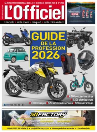 L'Officiel du Cycle N3968 - Guide de la Profession 2026