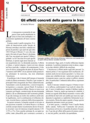 L'Osservatore - 21 Marzo 2026