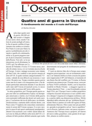 L'Osservatore - 28 Febbraio 2026