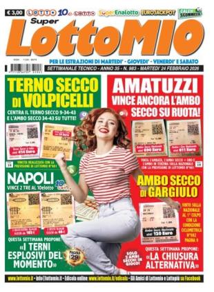 Lottomio del Giovedi - 24 Febbraio 2026