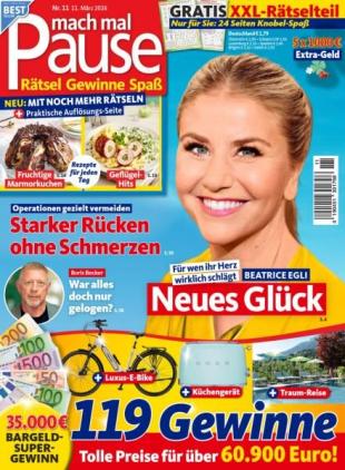 Mach mal Pause - 11 Marz 2026