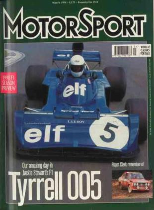 Motor Sport Magazine - March 1998