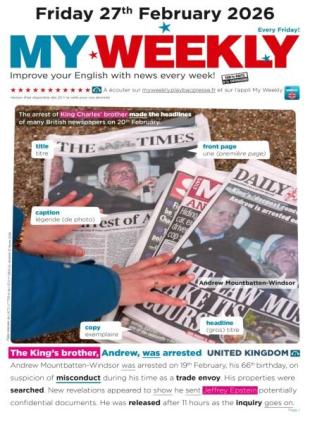 My Weekly fr - 27 Fevrier 2026