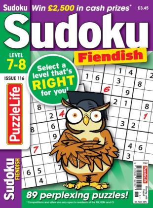 PuzzleLife Sudoku Fiendish - March 2026