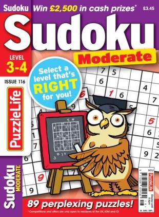 PuzzleLife Sudoku Moderate - March 2026