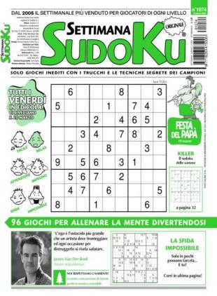 Settimana Sudoku - 13 Marzo 2026
