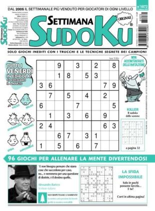 Settimana Sudoku - 27 Febbraio 2026