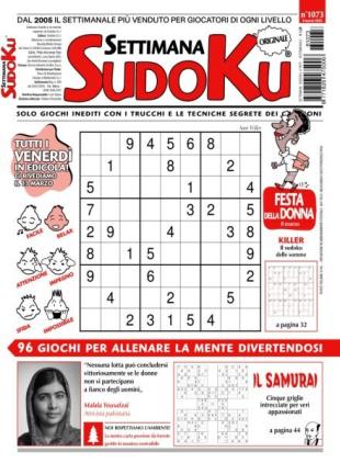 Settimana Sudoku - 6 Marzo 2026