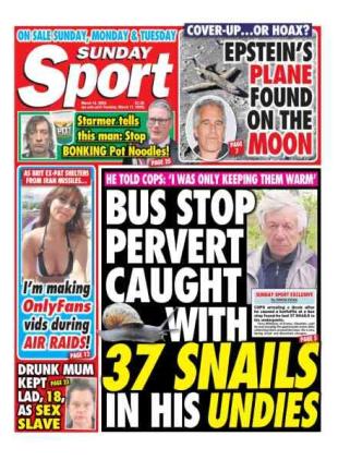 Sunday Sport - 15 March 2026
