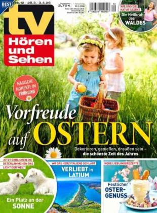TV Horen und Sehen - 20 Marz 2026
