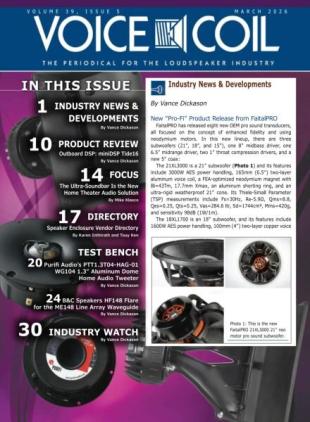 Voice Coil Magazine - March 2026