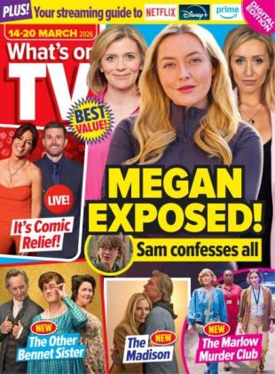 What's on TV - 14 March 2026