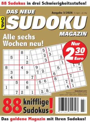 Das Neue Sudoku - Nr 3 2026