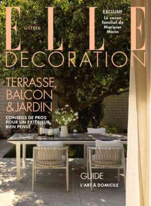 Elle Decoration Quebec - Printemps-ete 2026