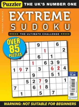 Extreme Sudoku - Issue 111 2026