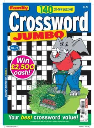 Family Crossword Jumbo - April 2026