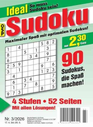 Ideal Sudoku - Nr 3 2026