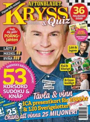 Kryss & Quiz - 13 April 2026