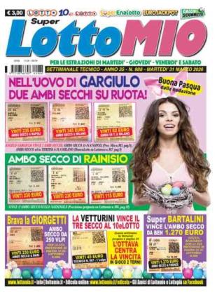Lottomio del Giovedi - 31 Marzo 2026