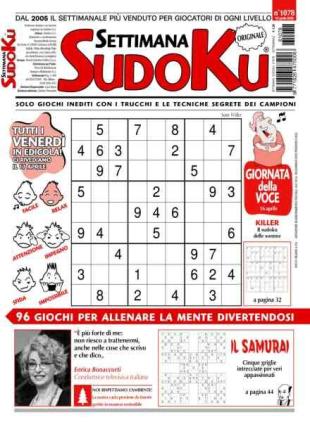 Settimana Sudoku - 10 Aprile 2026