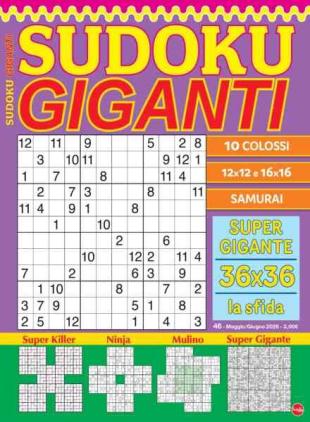 Sudoku Giganti - Maggio-Giugno 2026