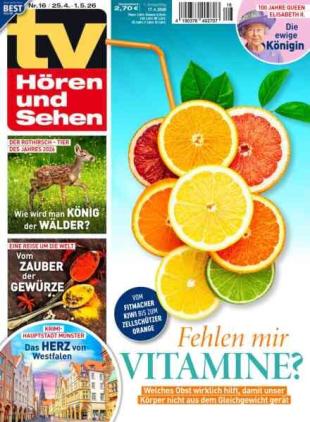 TV Horen und Sehen - 17 April 2026