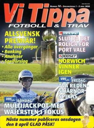 Vi Tippa - 31 Mars 2026