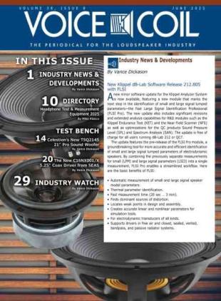 Voice Coil Magazine - June 2025