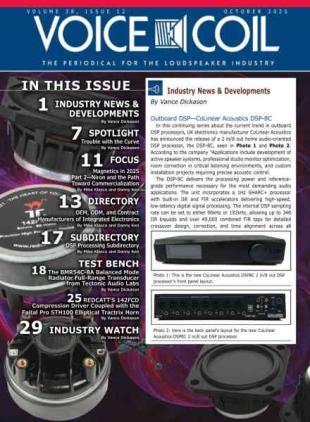 Voice Coil Magazine - October 2025